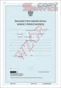 MEiN-I/11/1 - formularz świadectwa dla uczniów z niepełnosprawnością intelektualną